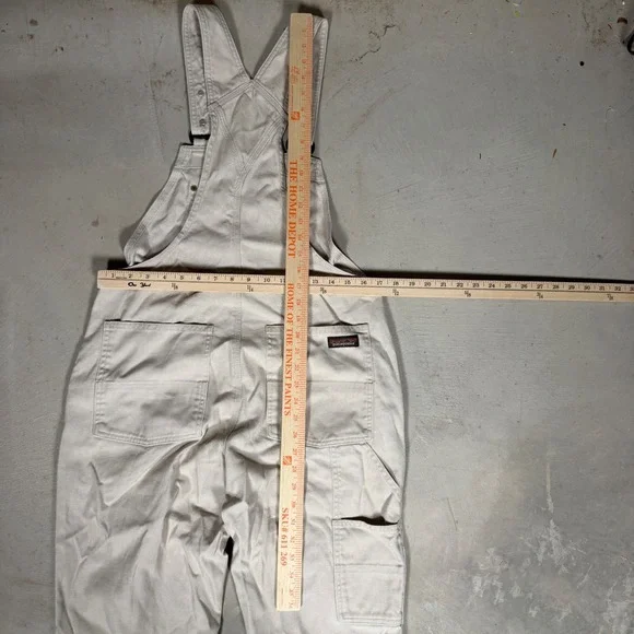 Patagonia All-Season Hemp Canvas Overalls Womens Medium Cream Tan 21600 - Picture 6 of 7